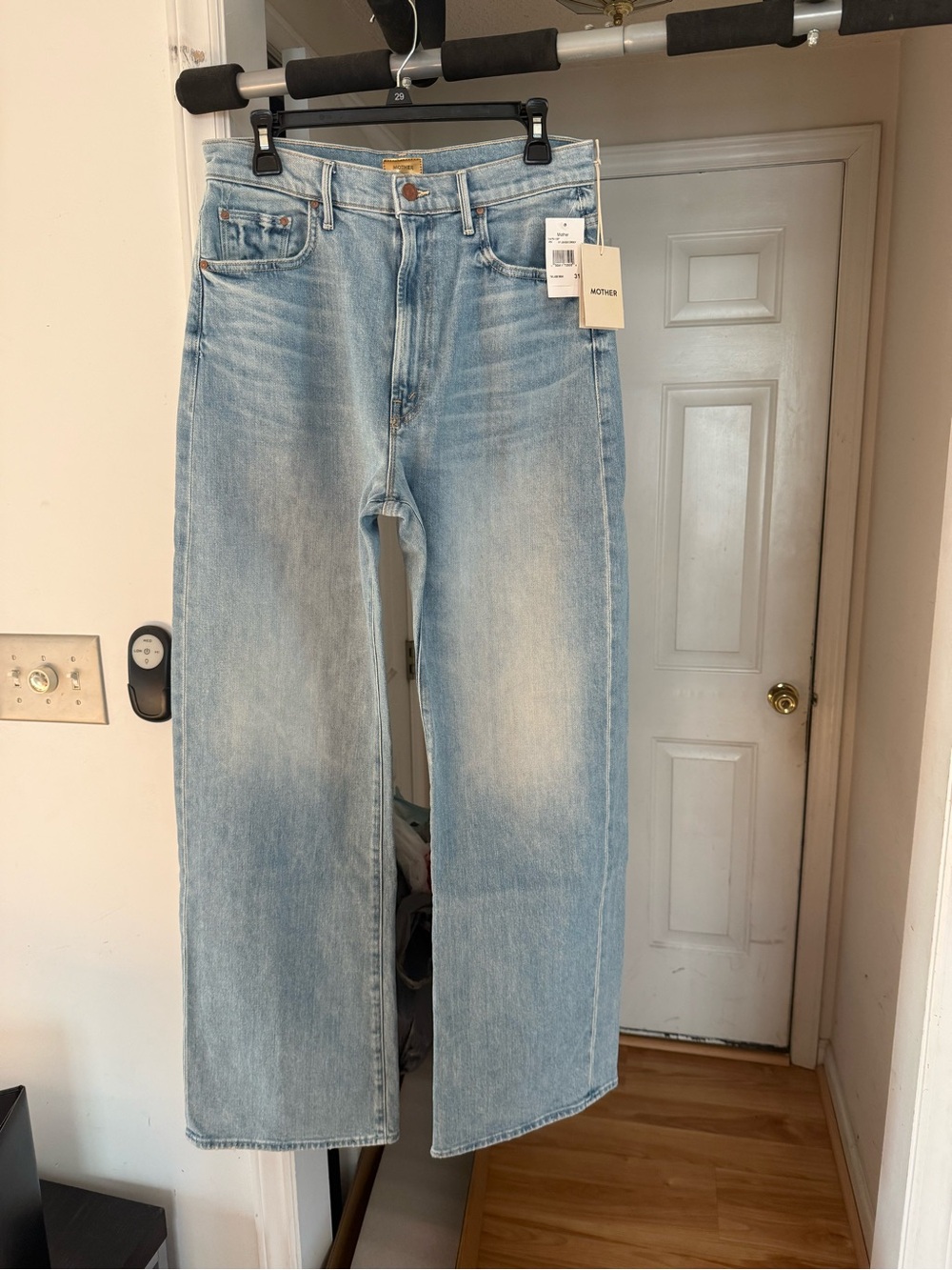 NWT Awesome Mother Denim The Lasso Sneak Jeans in Ivy League Cowboy - Sz 31